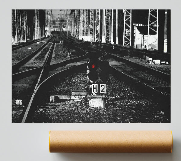Rail Tracks Giclee Print