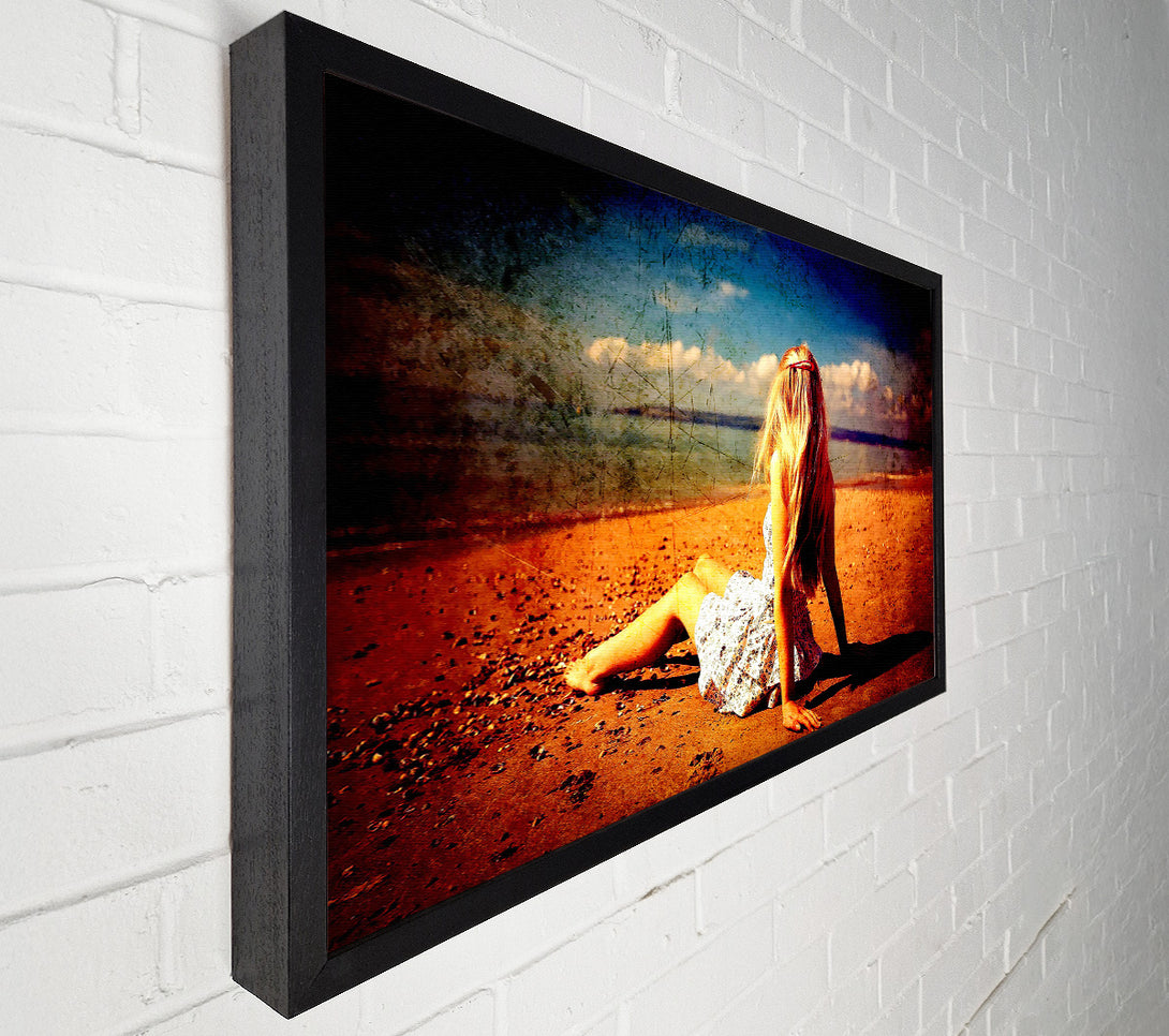  A Canvas Print of Old Beach Canvas Art