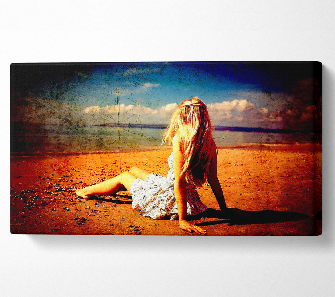  A Canvas Print of Old Beach Canvas Art