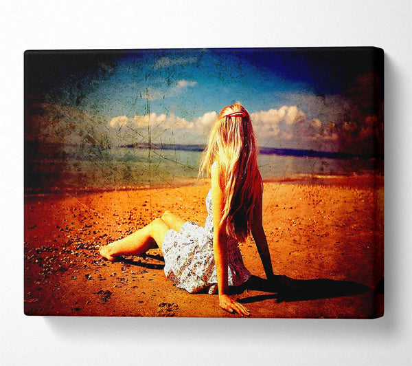  A Canvas Print of Old Beach Canvas Art