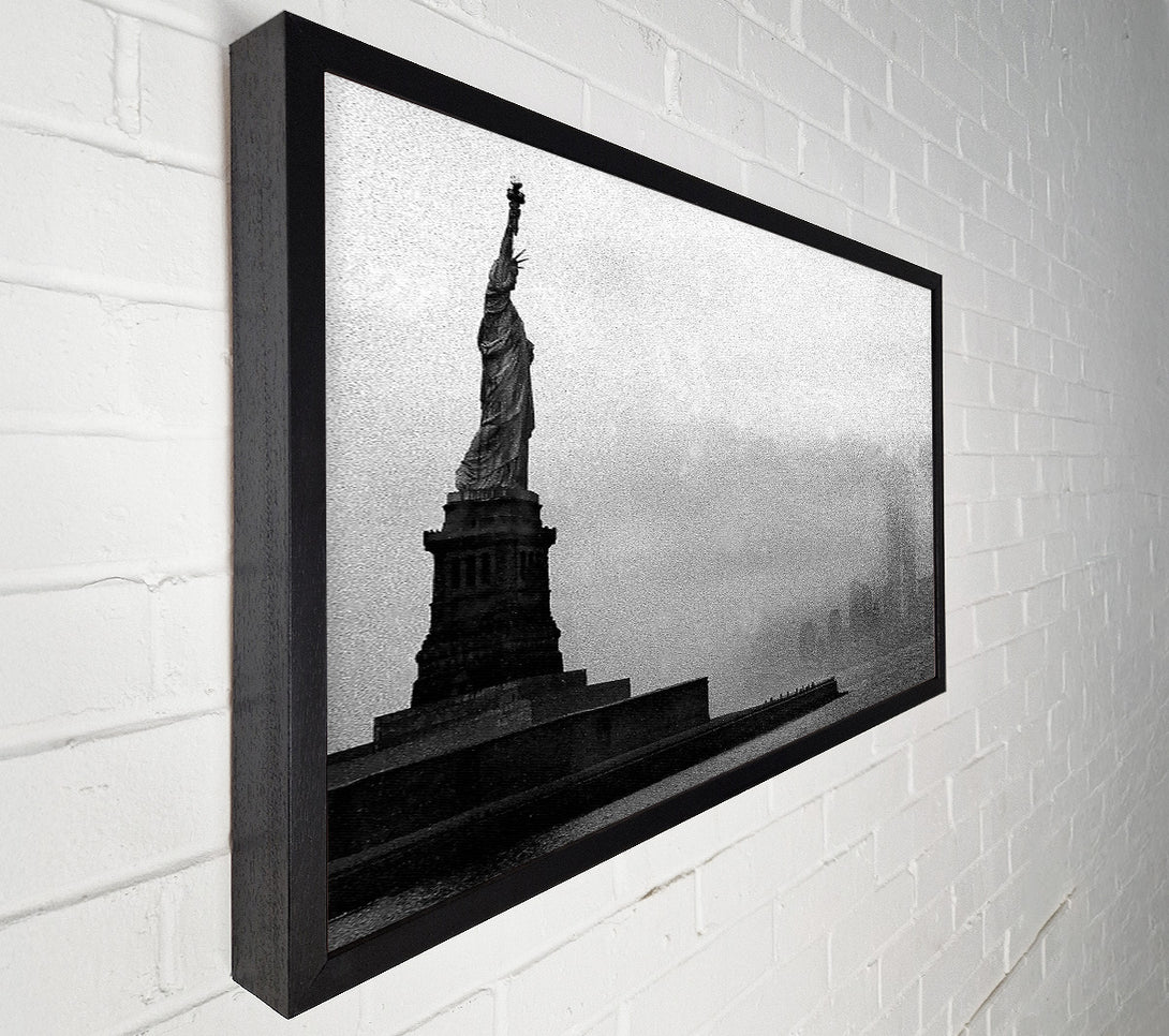  A Canvas Print of Statue Of Liberty Vintage Canvas Wall Art
