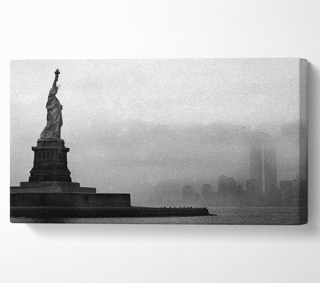  A Canvas Print of Statue Of Liberty Vintage Canvas Wall Art