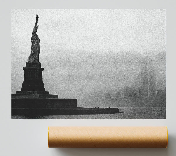 Statue Of Liberty Vintage Giclee Print