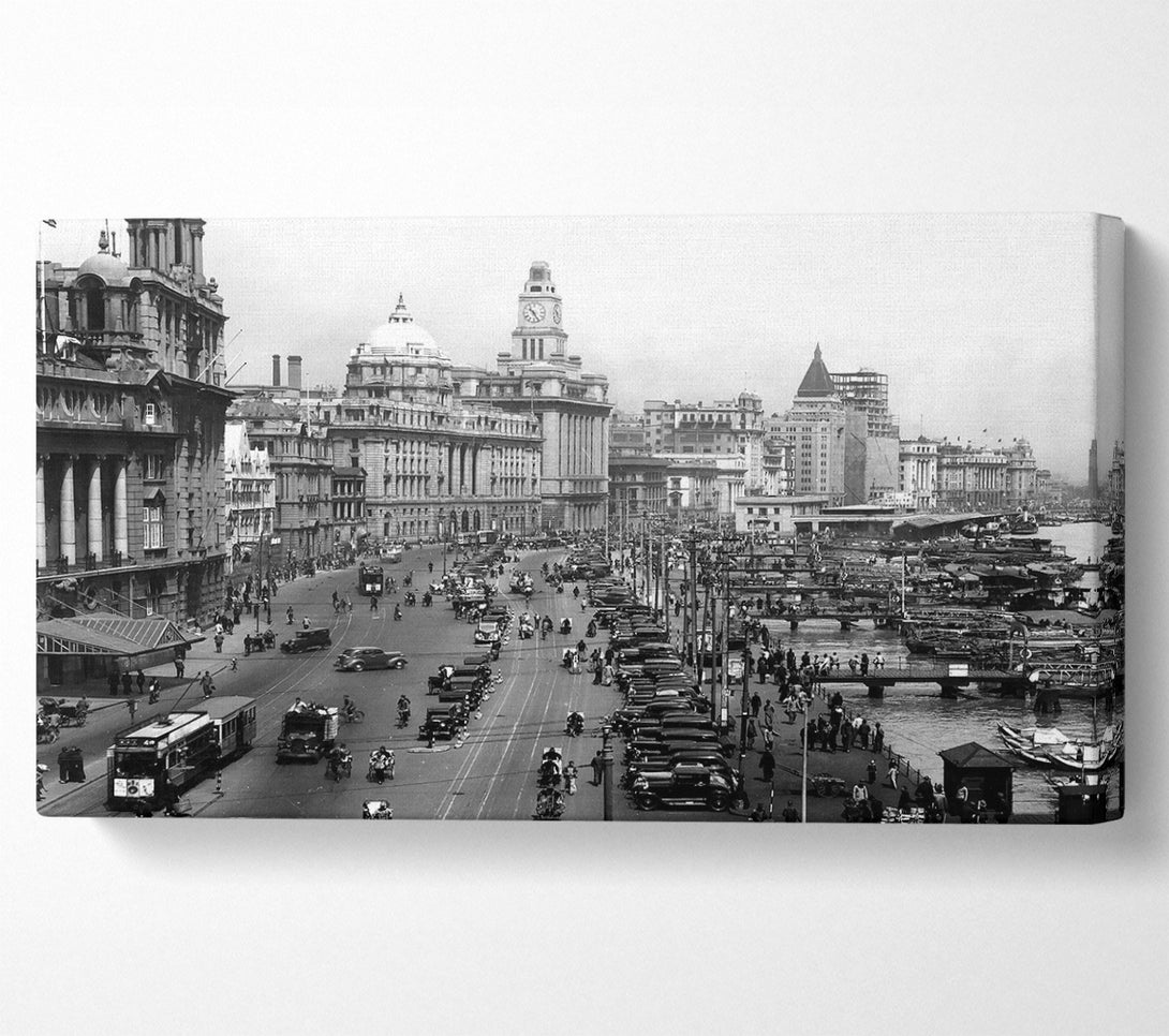  A Canvas Print of Shanghai 1930 Canvas Wall Art