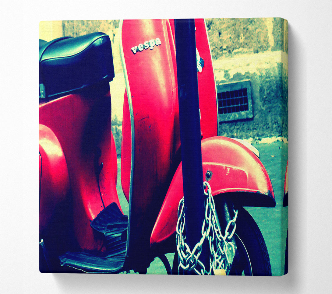  A Canvas Print of Vespa Canvas Art