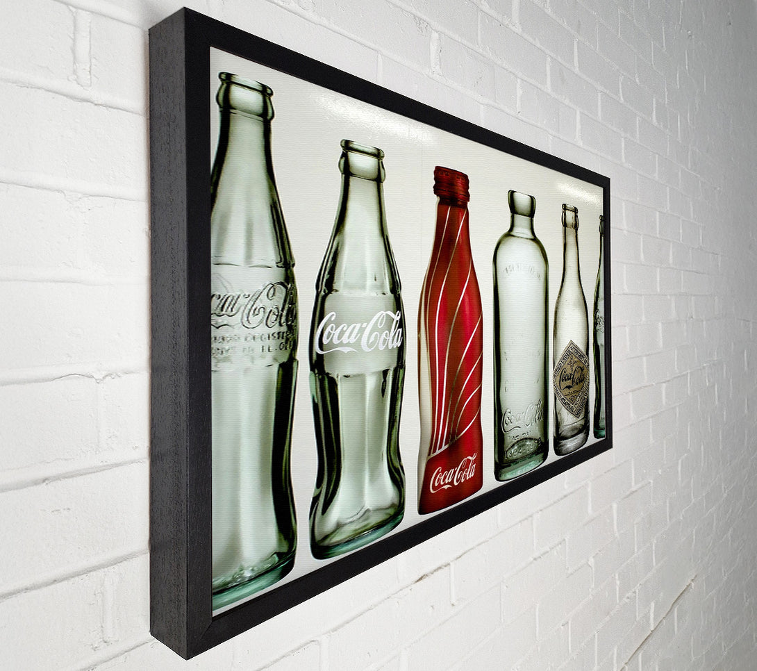  A Canvas Print of Old Coca Cola Bottles Canvas Wall Art