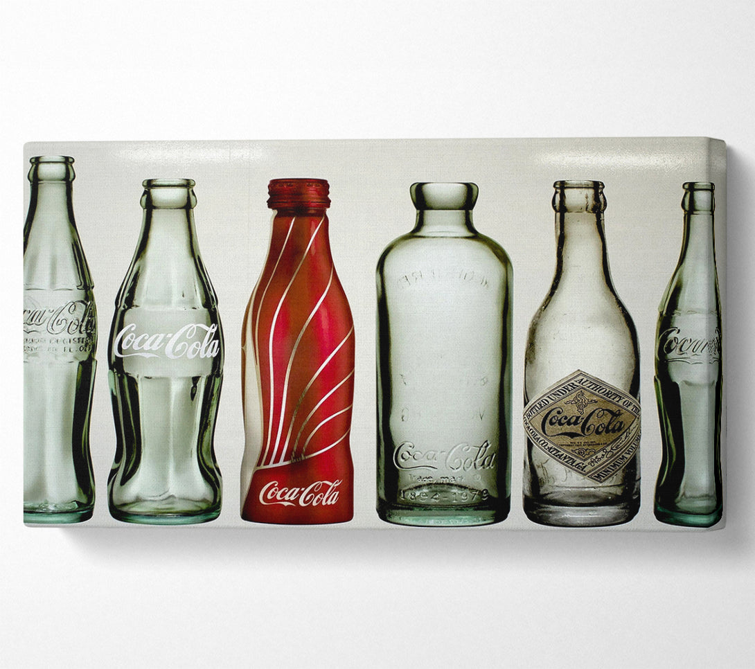  A Canvas Print of Old Coca Cola Bottles Canvas Wall Art