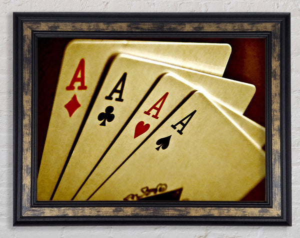 Card Framed Print