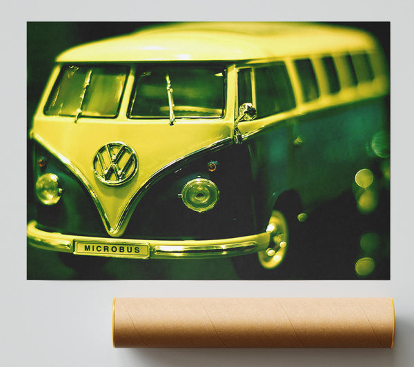 Volkswagen Bus Toy Giclee Print