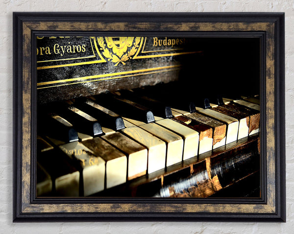 Old Piano 2 Framed Print