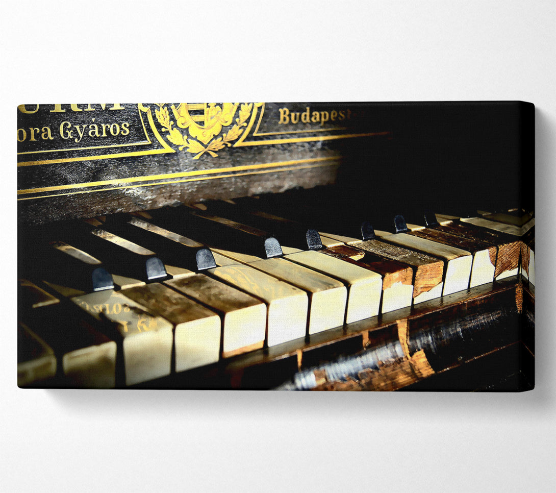  A Canvas Print of Old Piano 2 Canvas Print