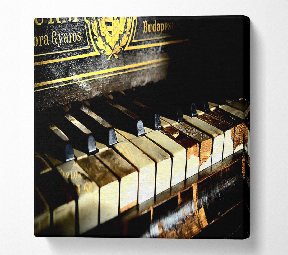  A Canvas Print of Old Piano 2 Canvas Print