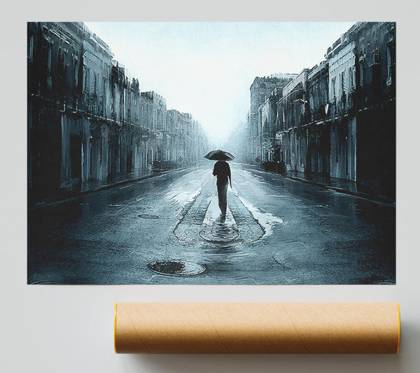 Cold Autumn Day Print