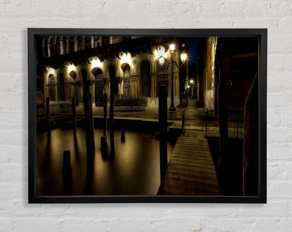 Venice Streets Framed Print