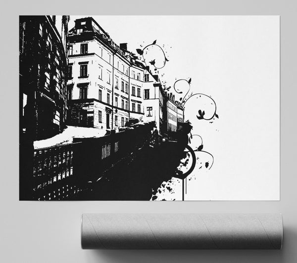 Venice Stencil Poster