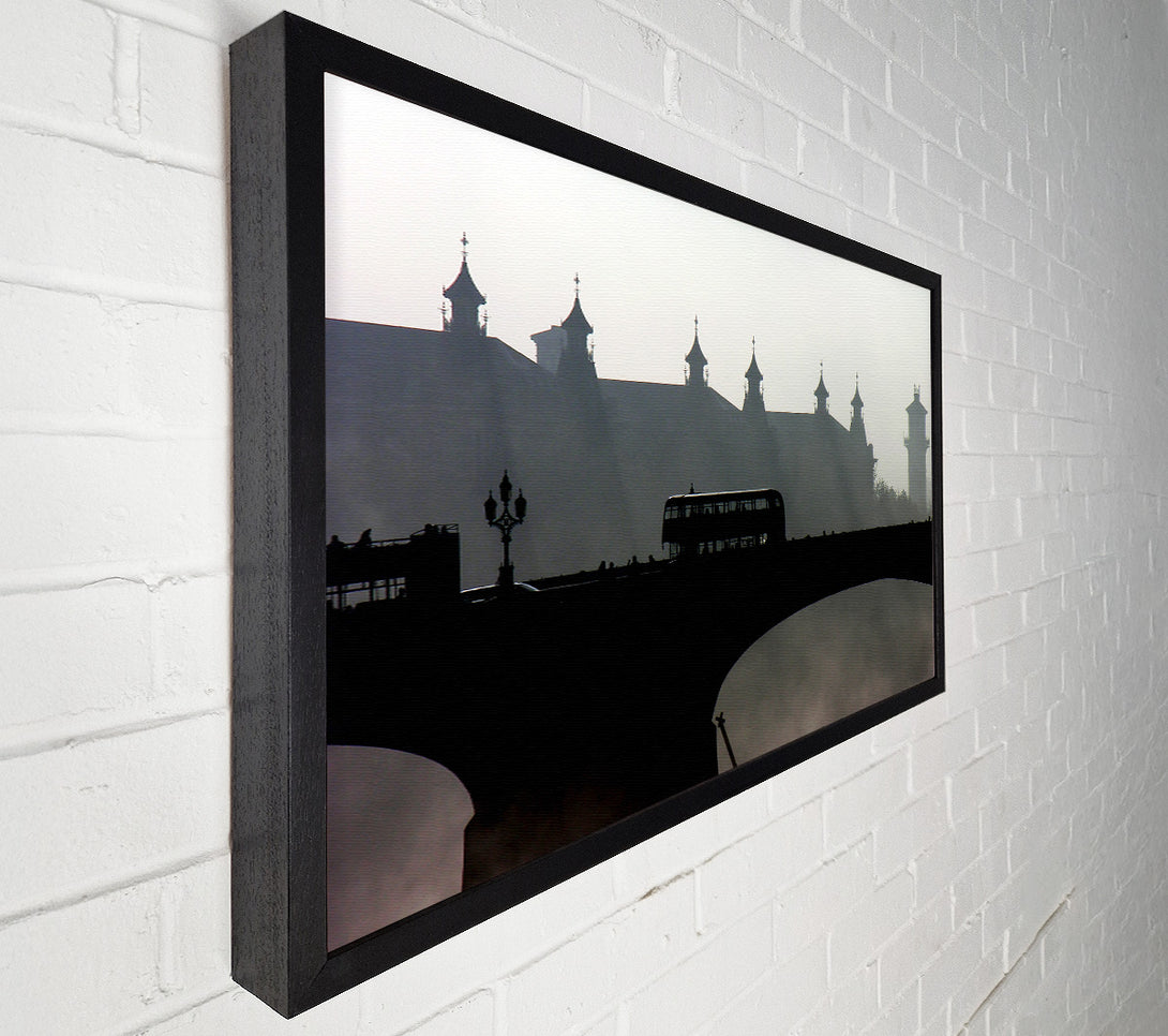  A Canvas Print of City Temple Bus Canvas Wall Art