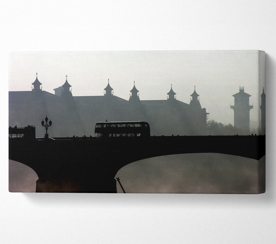  A Canvas Print of City Temple Bus Canvas Wall Art