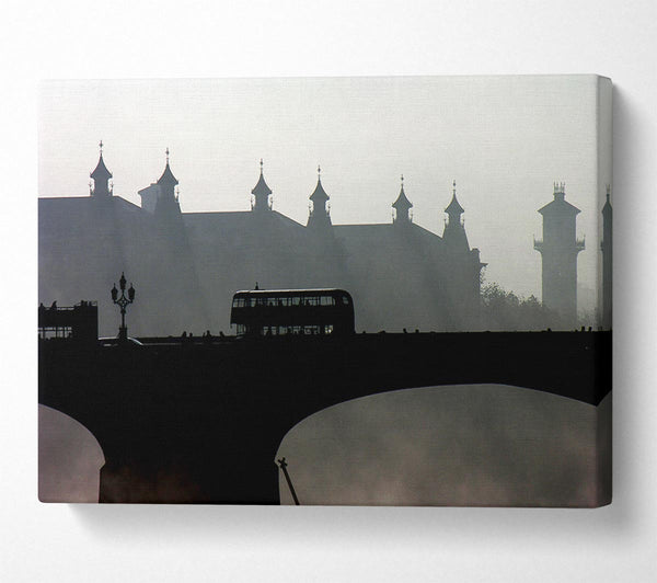  A Canvas Print of City Temple Bus Canvas Wall Art
