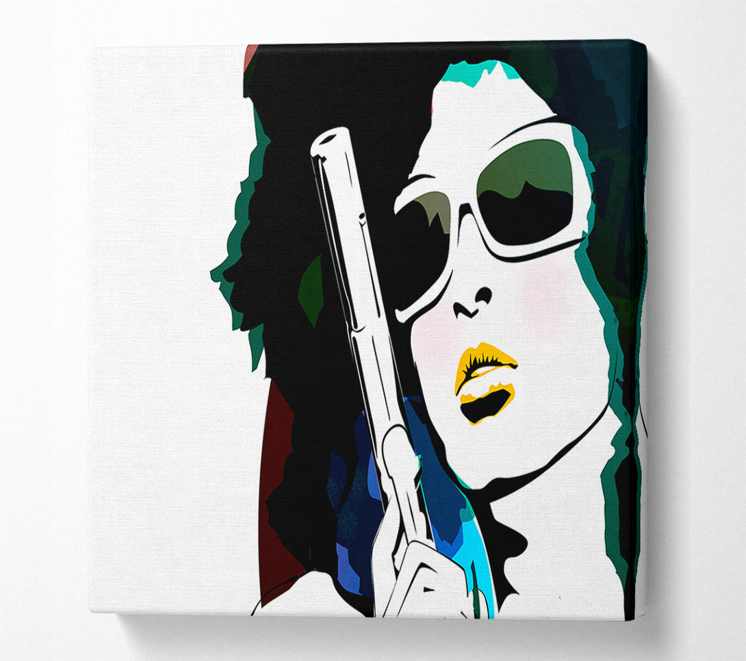  A Canvas Print of Female Weapon Canvas Print