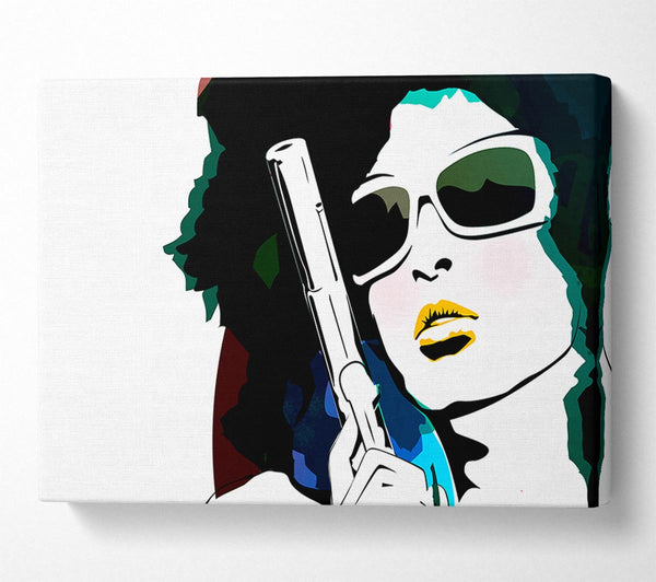  A Canvas Print of Female Weapon Canvas Print