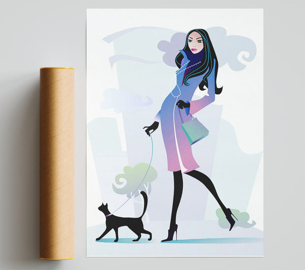 Cat Wondered Giclee Print