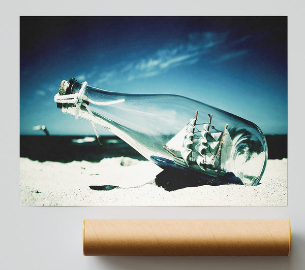 Message In A Bottle Giclee Print