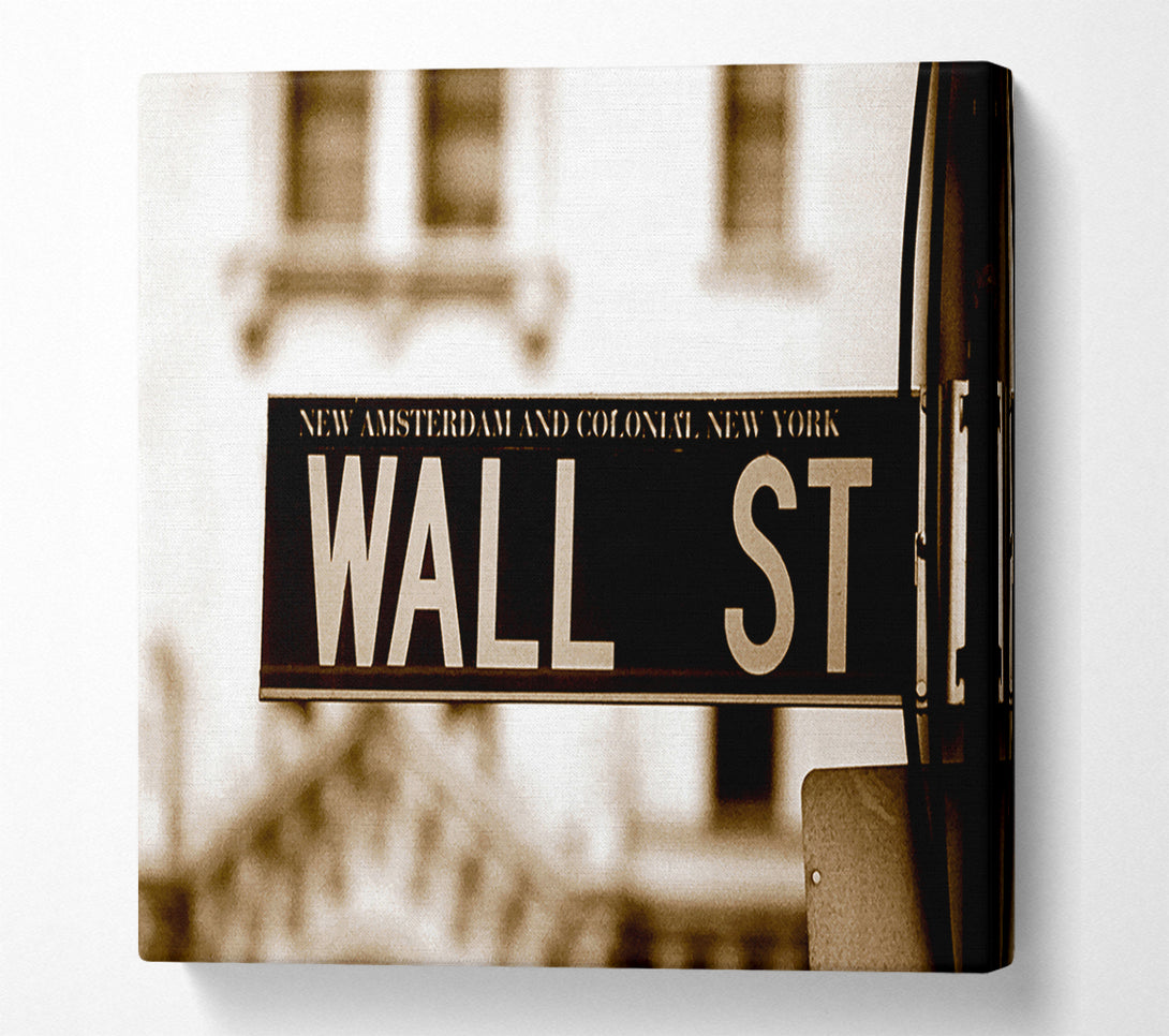  A Canvas Print of New York City Wall Street Canvas Art