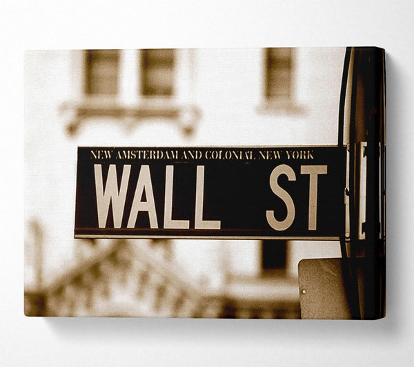  A Canvas Print of New York City Wall Street Canvas Art