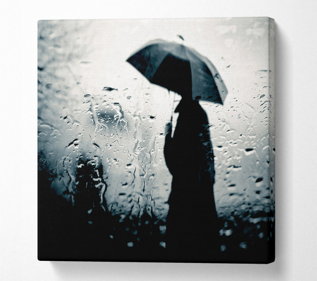 A Canvas Print of Rainy Day In The City Canvas Wall Art