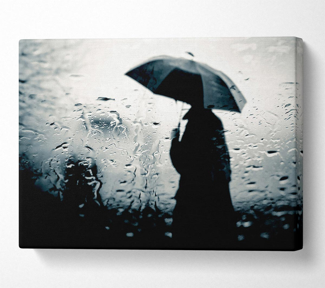  A Canvas Print of Rainy Day In The City Canvas Wall Art