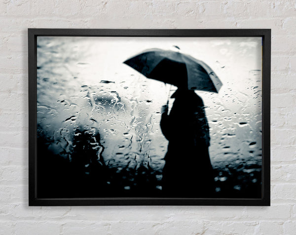 Rainy Day In The City Framed Print