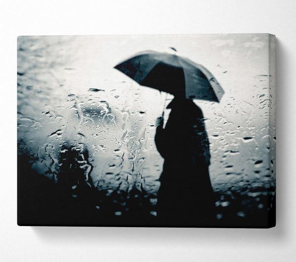  A Canvas Print of Rainy Day In The City Canvas Wall Art