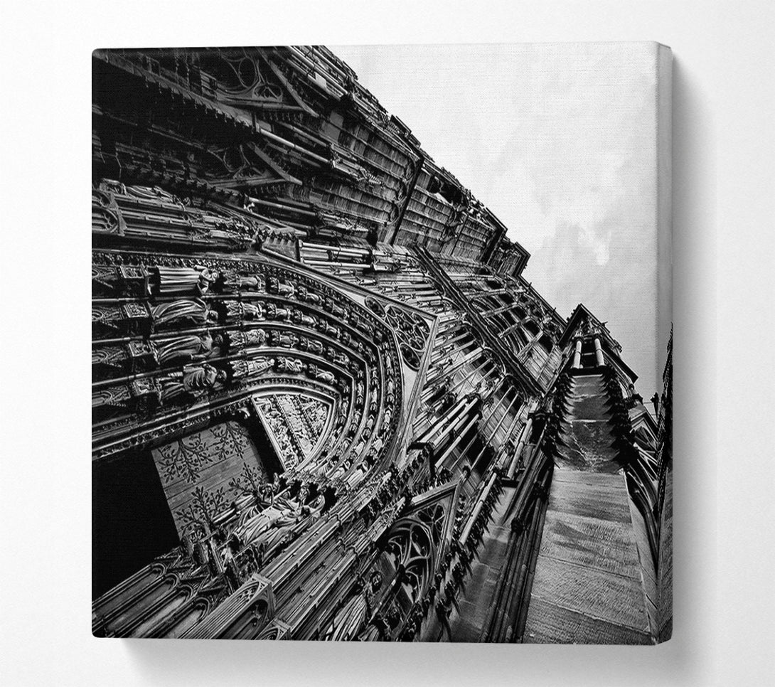  A Canvas Print of Notre Dame Barcelona Canvas Art