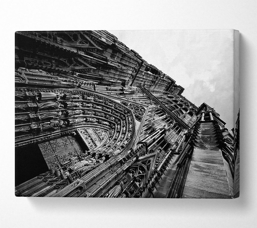  A Canvas Print of Notre Dame Barcelona Canvas Art