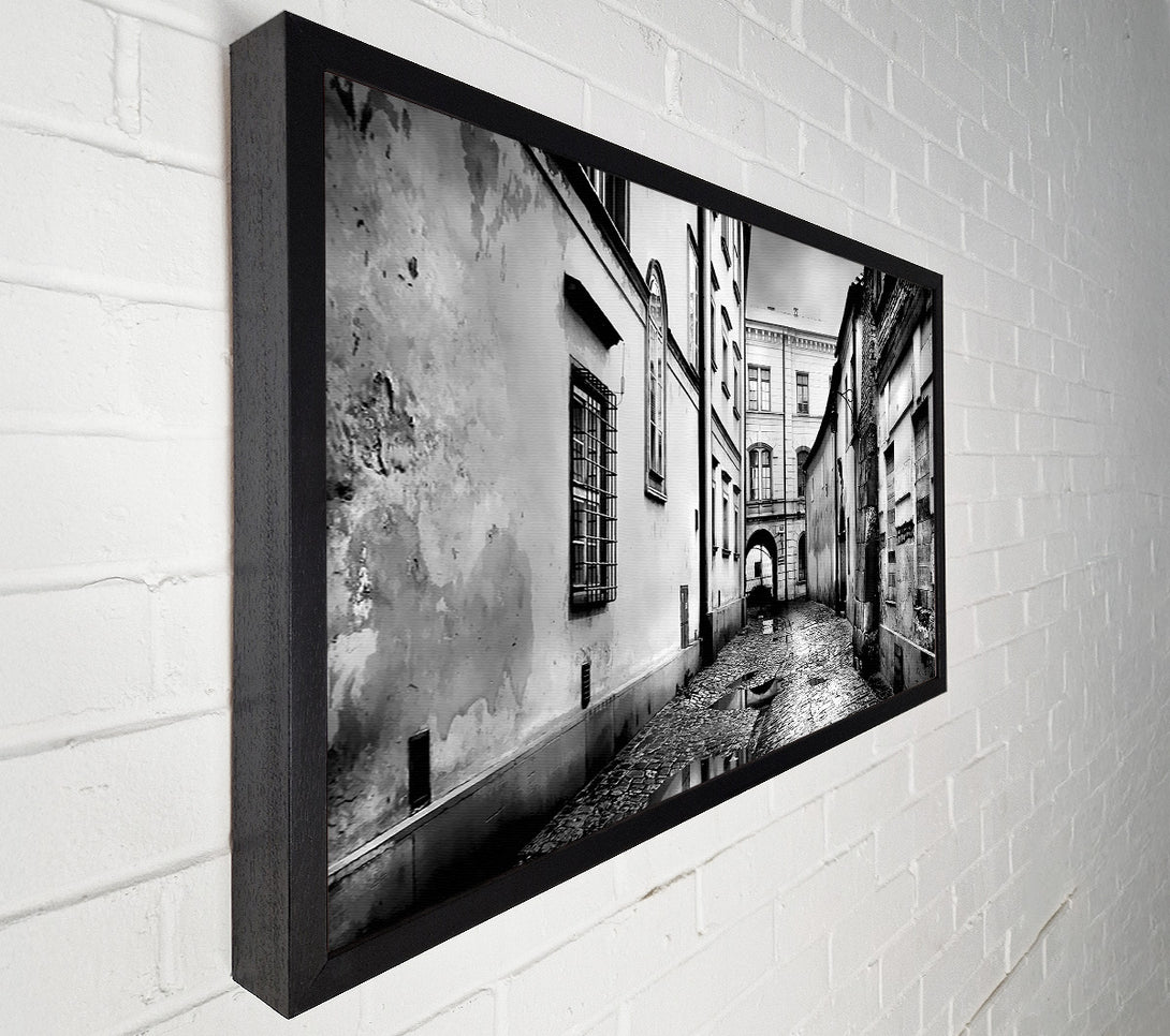  A Canvas Print of Venice Streets B n W Canvas Print