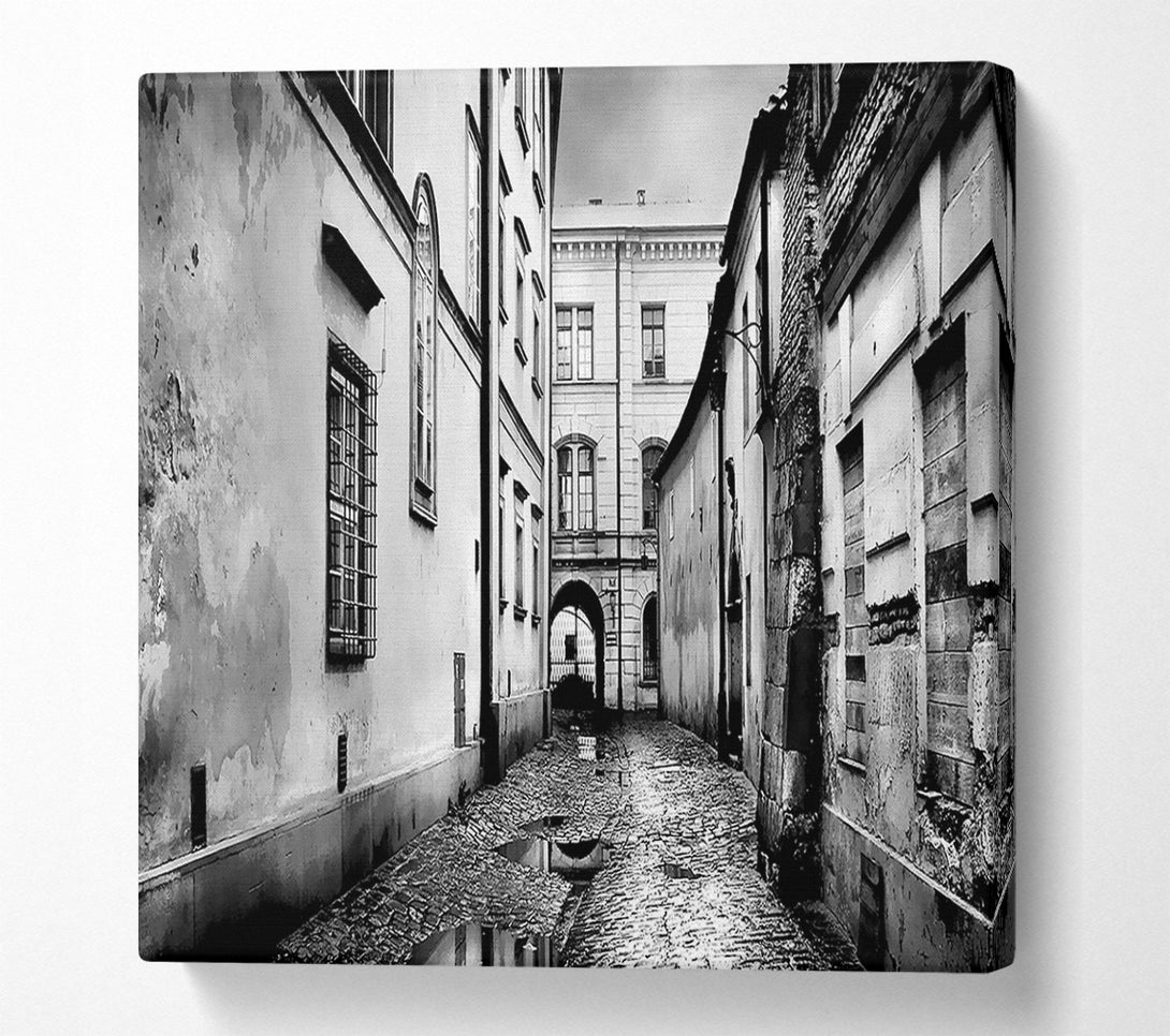  A Canvas Print of Venice Streets B n W Canvas Print