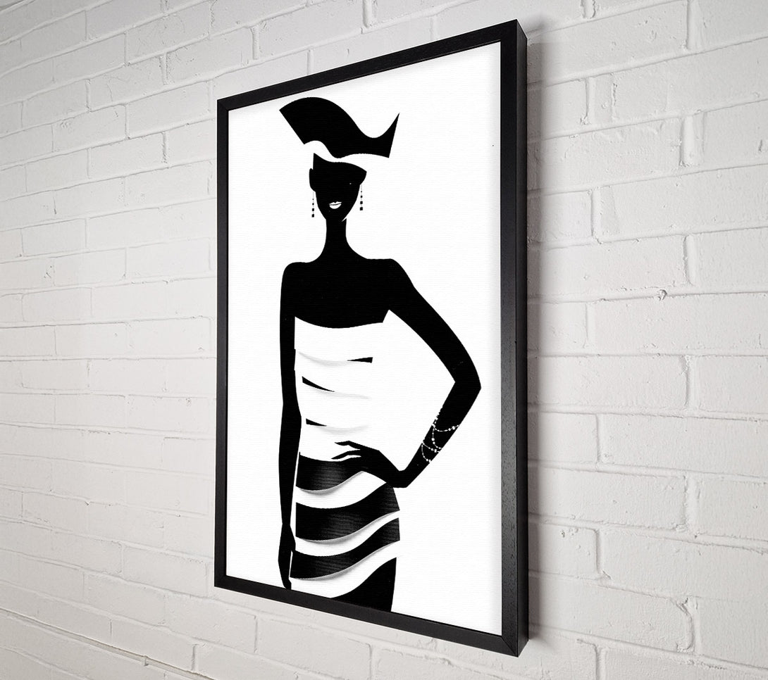  A Canvas Print of Tribal Woman Canvas Wall Art