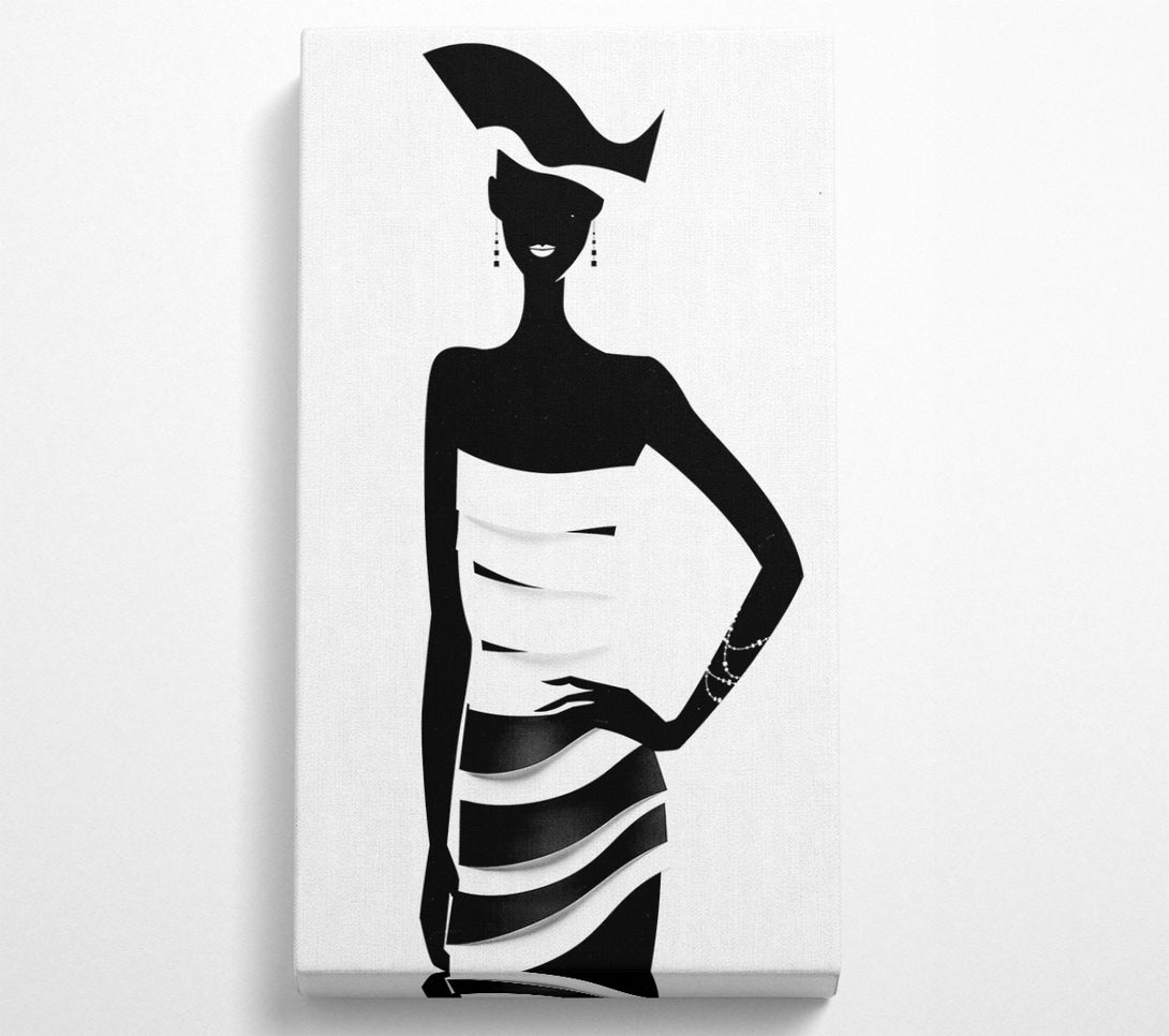  A Canvas Print of Tribal Woman Canvas Wall Art