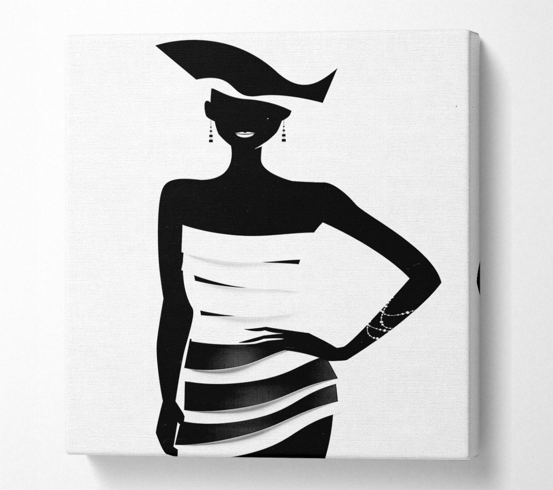  A Canvas Print of Tribal Woman Canvas Wall Art