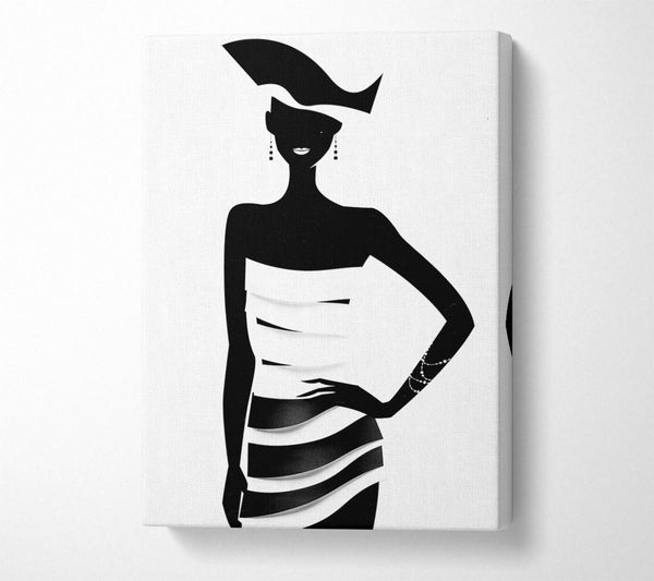  A Canvas Print of Tribal Woman Canvas Wall Art