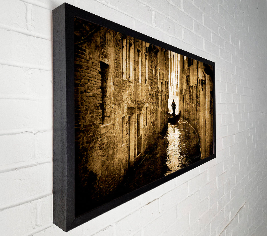  A Canvas Print of Venice Waterways Canvas Art