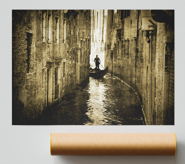 Venice Waterways Poster
