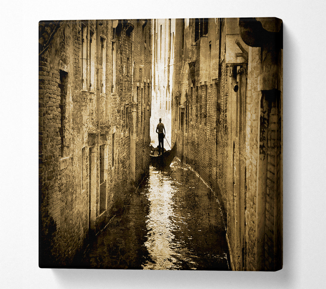  A Canvas Print of Venice Waterways Canvas Art
