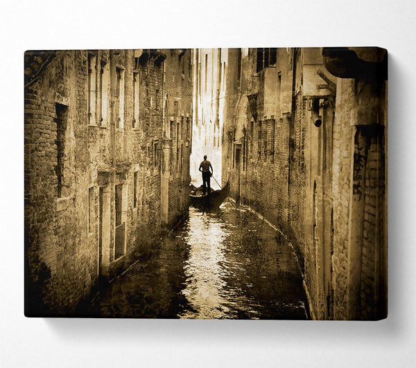 A Canvas Print of Venice Waterways Canvas Art