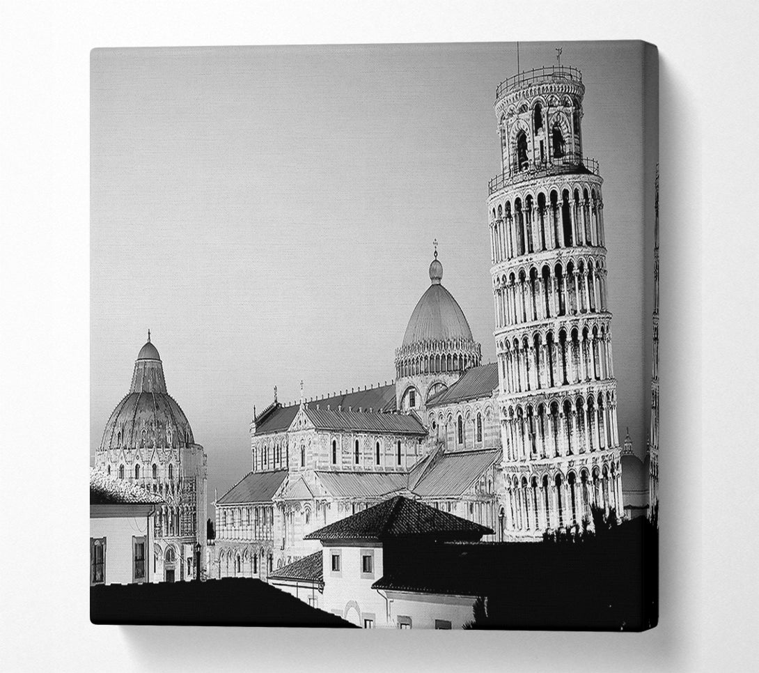  A Canvas Print of The Leaning Tower Of Pisa Canvas Print