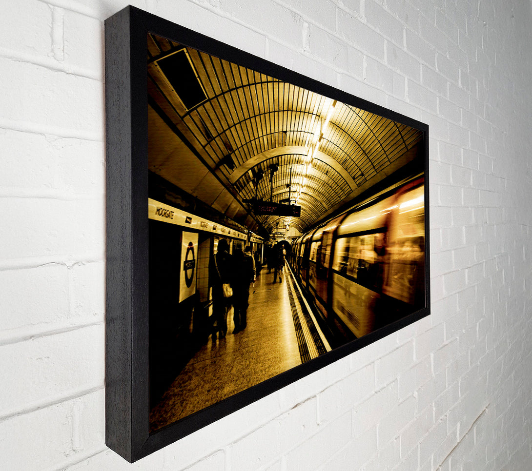  A Canvas Print of London Underground Tube Canvas Print