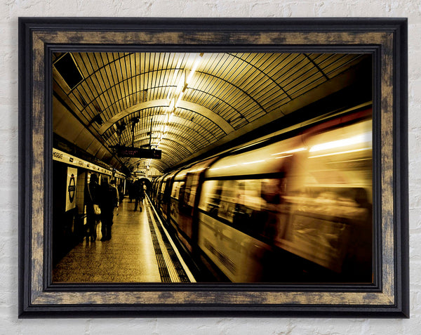 London Underground Tube Framed Print