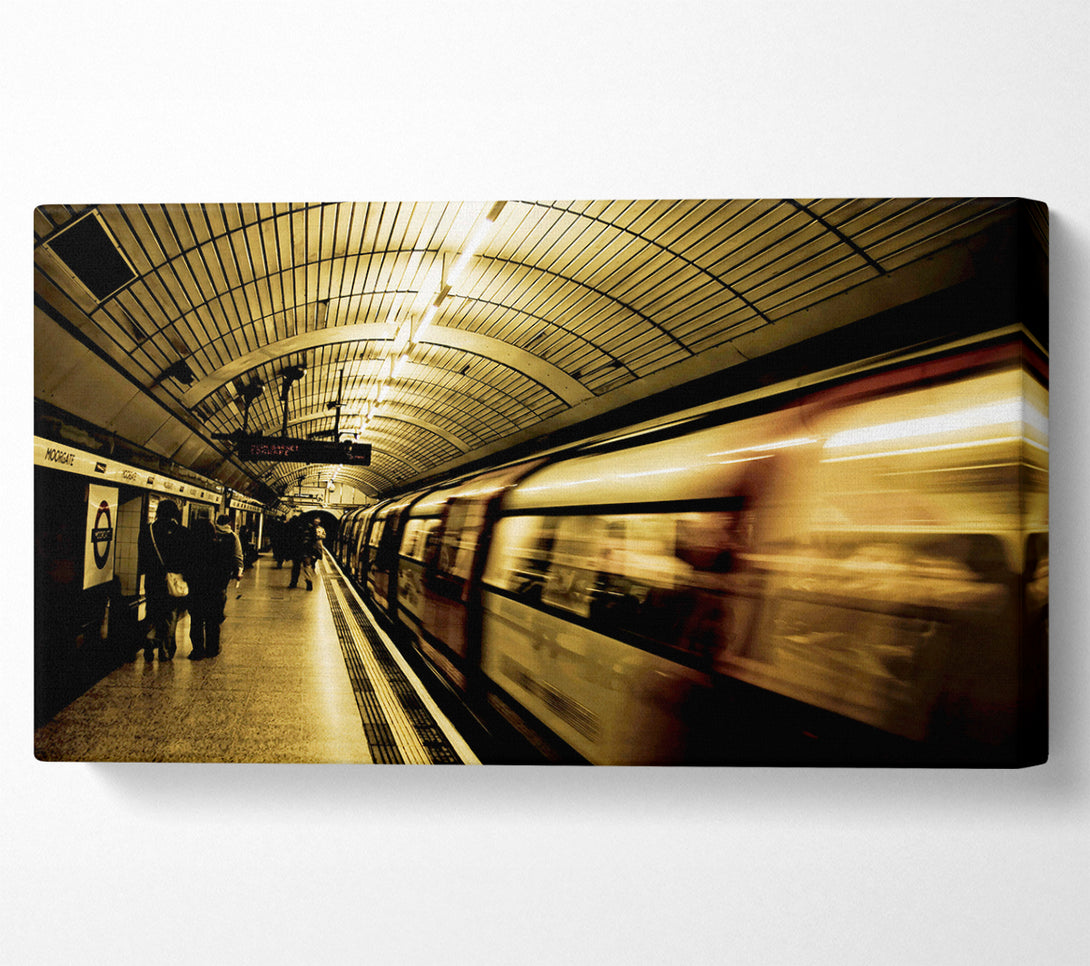  A Canvas Print of London Underground Tube Canvas Print