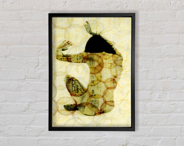 Tribal Tattoo Woman Framed Print