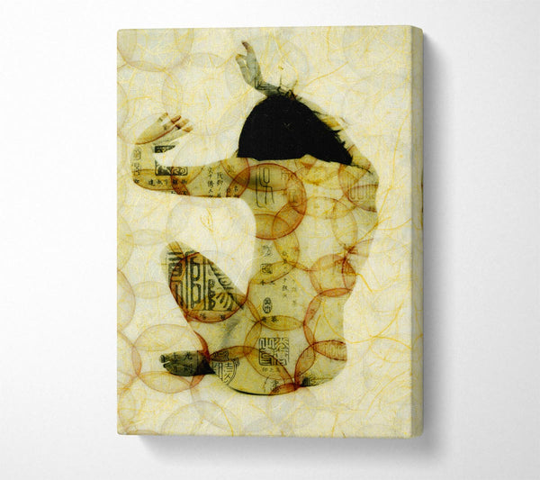 A Canvas Print of Tribal Tattoo Woman Canvas Art